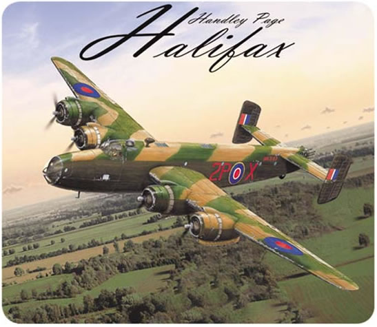 Aviation Mouse Pad - WW II Handley Page Halifax Bomber